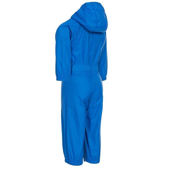 Trespass Little Kids Unisex Dripdrop Padded Waterproof Rain Suit / Cobalt - Picture 2 of 5
